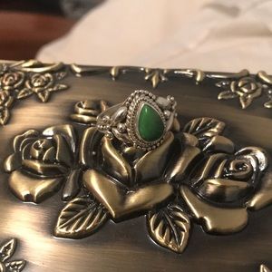 Sterling Silver Australian stone Ring size 6